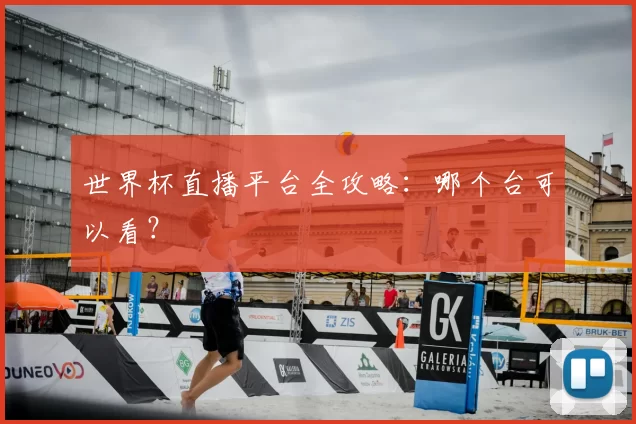 世界杯直播平台全攻略:哪个台可以看?