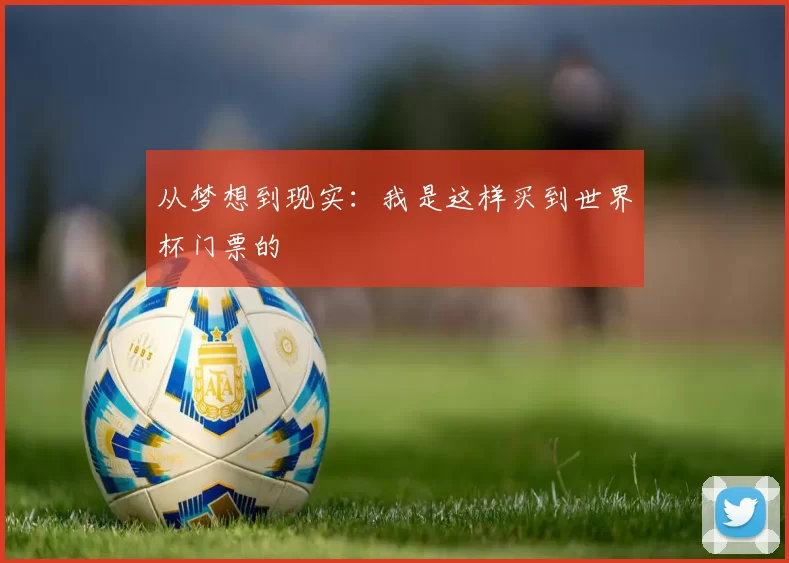 从梦想到现实:我是这样买到世界杯门票的